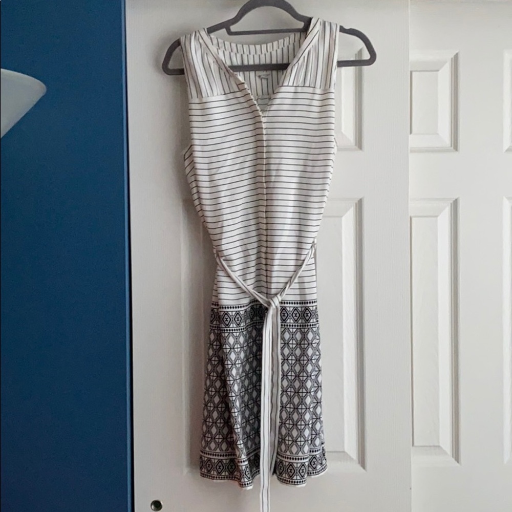 Black and white dress